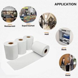 maddys Thermal Paper/POS Machine Rolls 2 inch- 57mm Width x 25 meter Pack Of 10 Rolls Thermal Paper Paper Label image 2