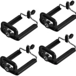 Moiz SET OF 4 CLIP BRACKET HOLDER ADAPTER MOUNT FOR MOBILE CAMERA MONOPOD TRIPOD KIT Plastic, Steel Camera Pistol Grip-17