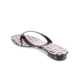Mochi Printed Open Toe Flats image 3