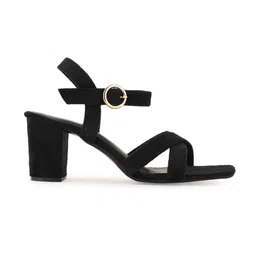 HEELSNFEELS Strappy Open Toe Block Heels image 2