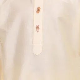 JBN Creation Boys Cream-Coloured Kurta with Pyjamas image 4