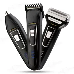 Daily Needs Shop Hair Trimmer Professional Shaver With Clipper and 3 in 1 Beard, Nose and Ear Grooming Kit 30 minRuntime 3 Length Settings-97