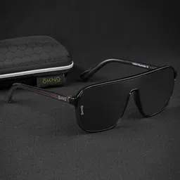 Eyewearlabs Unisex Rectangle Sunglasses with Polarised Lens ELOKRyftJFC3 image 2