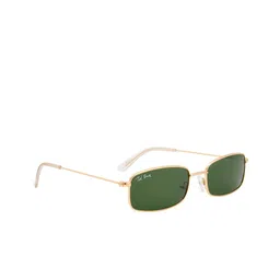 Ted Smith Unisex Rectangle Sunglasses with UV Protected Lens image 3