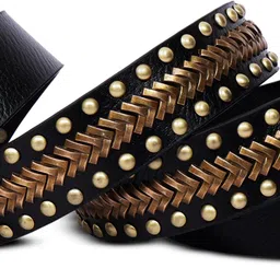 redhorns Men Casual, Formal, Evening, Party Black Genuine Leather Belt-picture-14