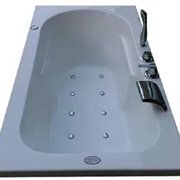 Prestige 4 Ft with Bubble Bath and Filler System - White Free-standing Bathtub-image-67