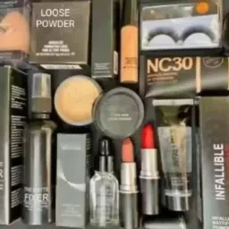 Jus’Be U makeup combo primer fixer foundation face serum concealer lipstick eyelash puff-21