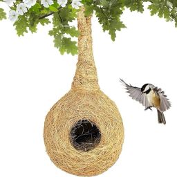 omiyage Jute Bird Nest for birds Medium,Small Birds like Finches&Java Sparrows(1 Nest) Bird House image 3