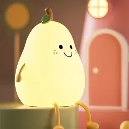 CUTE Pear Touch Silicone Lamp Study Lamp-10