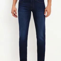 Men Regular Mid Rise Blue Jeans-image-44