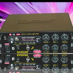 DJ remix 1002 clear Full Black Digital Stereo With BT/ USB/ SD-Card /FM /AUX 5000 W AV Power Amplifier-25