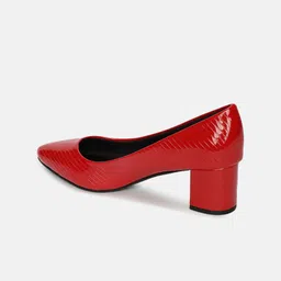 Marc Loire Striped Block Heel Pumps image 3