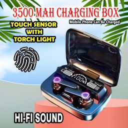 crecro M19 bluetooth earbuds headset wireless earphone 5.3 LED Display M10 Q54 Smart Headphones-image-112