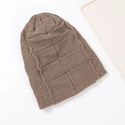 Alexvyan Self Design Acrylic Beanie image 3