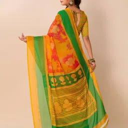 NIRMAL CREATION Ethnic Motifs Printed Saree image 5