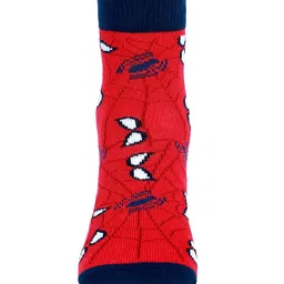 Supersox Multicoloured Set of 5 Spiderman Ankle Length Socks image 5