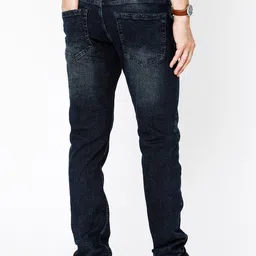 WROGN Men Mildly Distressed Heavy Fade Jeans image 4
