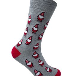 Mint & Oak Men Pack of 2 Groovy Snowman Patterned Calf Length & Ankle Length Socks image 3