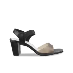 Metro Black Block Sandals image 5