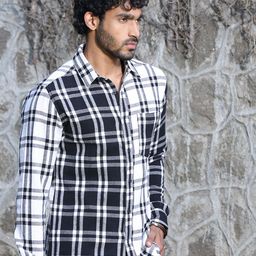 The Roadster Lifestyle Co. Premium Cotton Tartan Checked Casual Shirt-picture-5