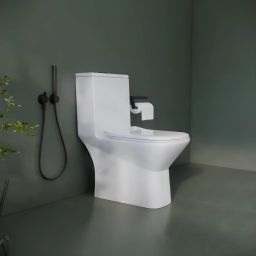 Bathware Fantom / S Trap 22cm Floor Mount/ Rimless/ 5D Swirl Siphonic Silent Flush/ EWC/ Toilet/ Western Commode-14
