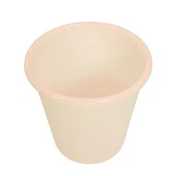 Kuber Industries Cream Colored Set Of 2 Portable Garbage Basket 7 L Each image 3