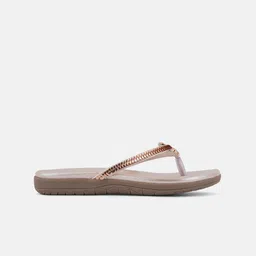 Anouk Textured Open Toe Flats image 3