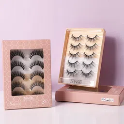 IMAGIC PROfessional cosmetics Black 3D False Eyelash Kit - F02-picture-23