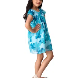 Creative Kids Girls Floral Printed A-Line Dress image 4