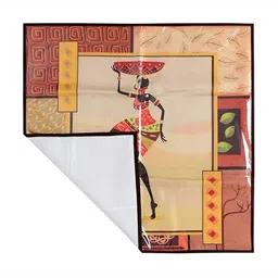 CASA-NEST Abstract Print Waterproof Square Shaped Bed Food Mat image 3