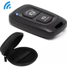 POZUB Bluetooth Selfie Remote Shutter for iOS Android Photo Clicker Button+Carry PouchCamera Remote Control-4