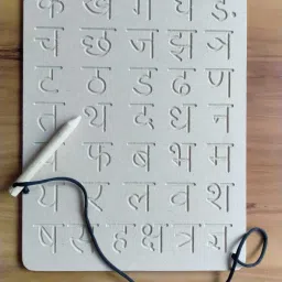 Hindi Alphabet Learning Board with Stylus, Educational Writing Practice Tablet-image-4