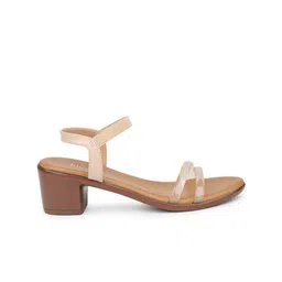 Inc 5 Double Straps Open Toe Block Heels image 3