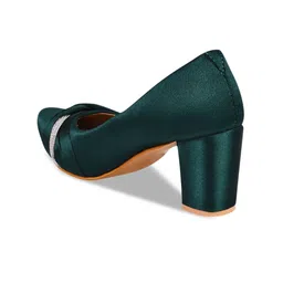 Try Me Embellished Block Heel Pumps image 3