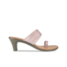 Rocia Textured One Toe Kitten Heels image 5