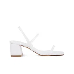 London Rag Open Toe Block Heels With Backstrap image 2