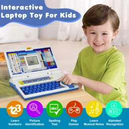 sndia Learning Laptop Educational Computer Toys with Mouse & USB Cable, LED Display image 5