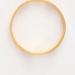 NVR Set of 2 Gold-Plated Cubic Zirconia Stone Studded Bangles image 3