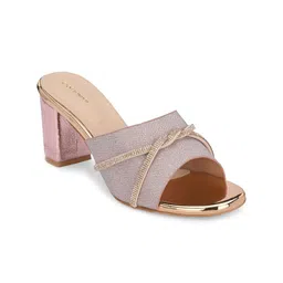 CLOG LONDON Embellished Open Toe Block Heels image 2