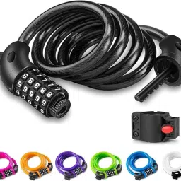 Bike Lock with 5-Digit Code, 1.2M/4FT Bicycle Combination Cable Lock Bicycle Lock-image-55