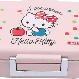 JPMISSTEELKITTYPINK 2 Containers Lunch Box-image-66