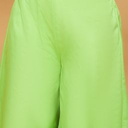 InWeave Asymmetric Regular A-Line Kurta with Palazzos image 3