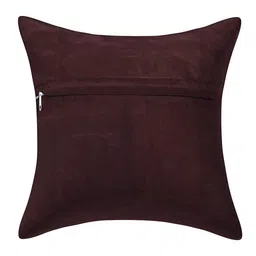 Kuber Industries Brown & Red Set of 5 Ethnic Motifs Square Cushion Covers image 3