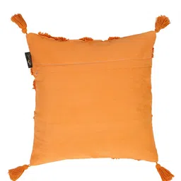HOSTA HOMES Orange Set of 2 Pure Cotton Square Cushion Covers image 3