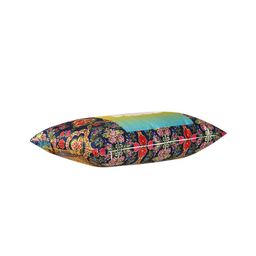 Sivya Multicoloured Mughal 2.o Ethnic Motifs Rectangle Cushion Cover image 5