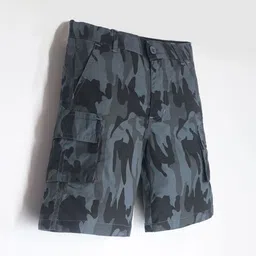 Cherry Crumble Infants Boys Camouflage Printed Cotton Cargo Shorts-picture-20