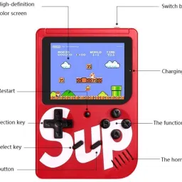 AMUSING Sup game box 400 in 1 game box video game for kids Games handheld video game 8 GB with 400 In 1, Snow Bros, Contra Series, Super Mario, Bomber Man, Spider Man image 3