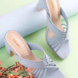 TIESTA Open Toe Block Heels image 3