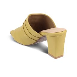 Tresmode Textured Open Toe Block Heel Mules image 3