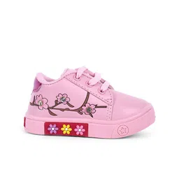 KATS Girls Printed Lightweight Lace-up Sneakers image 2